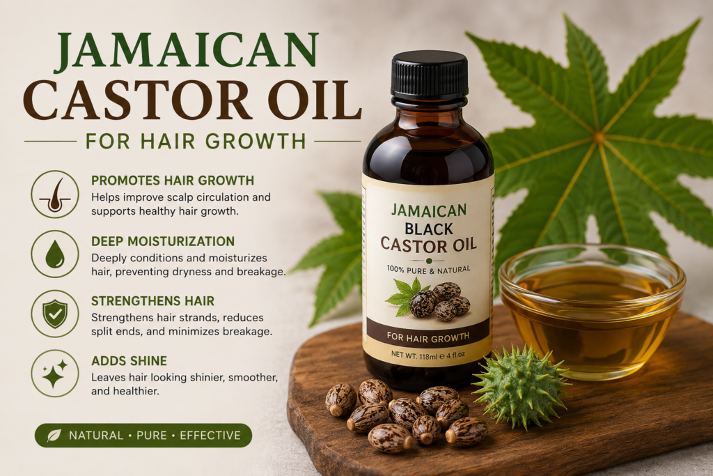 Jamaican Castor Oil for Hair Growth: Benefits,