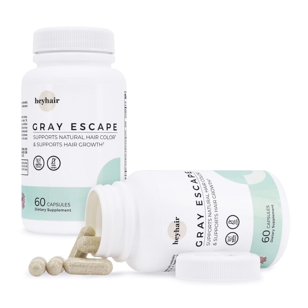 Gray Escape Advanced Anti-Gray Hair Growth Supplement: