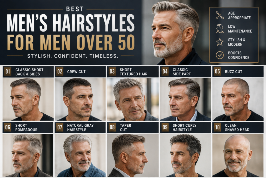 mens hairstyles for men over 50