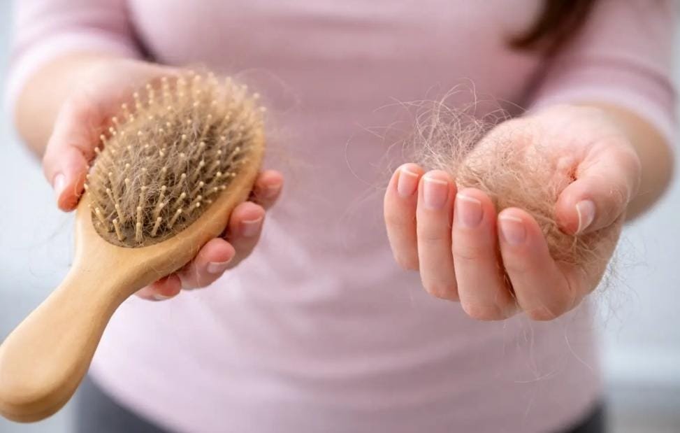 hair coming out in clumps